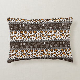 Coussins Décoratifs Copie africaine avec le motif de peau de guépard