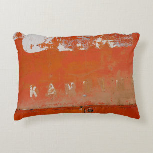 Coussins Décoratifs Coque en métal rouge
