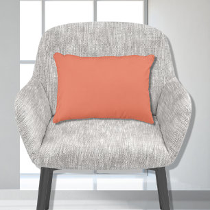 Coussins Décoratifs Corail Orange Uni de Base Élégant 11x16