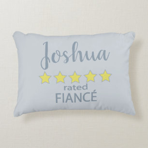 Coussins Décoratifs Cortège de mariage et de noce 5 étoiles Fiancé