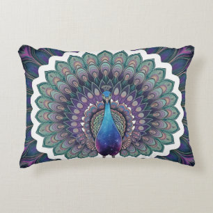 Coussins Décoratifs Cosmic Peacock Mandala Thlow