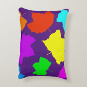 Coussins Décoratifs Couleur personnalisée pourpre violet arc-en-ciel (Dos(Vertical))