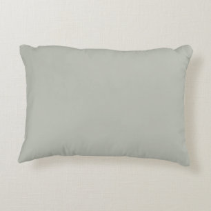Coussins Décoratifs Couleur solide verte fumée Sage - Mist gris 419B