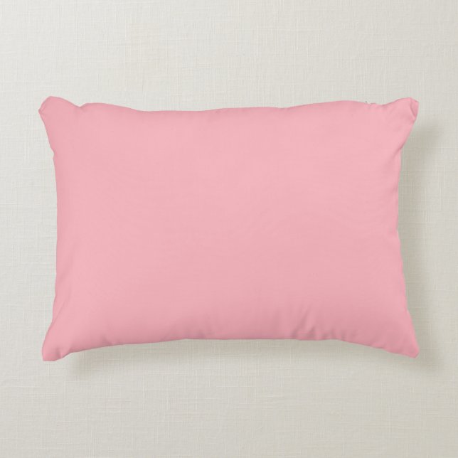 Coussins Décoratifs Couleur Uni: Rose (Devant)