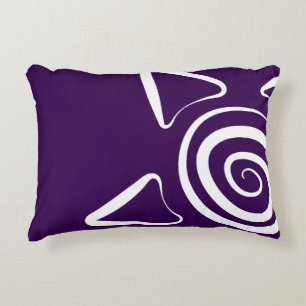 Coussins Décoratifs Couleur Violette de Conception Simple