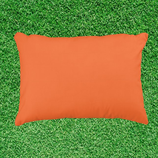 Coussins Décoratifs Couleur vive orange brûlée (Créateur téléchargé)