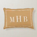 Coussins Décoratifs Couleurs personnalisées Monogramme classique<br><div class="desc">Coussin monogramme personnalisé avec bordure traditionnelle. Customisez avec votre choix de couleur arrière - plan; pantone swatches maintenant disponible! Vous pouvez également modifier la taille de couleur du style de police,  etc. des initiales.</div>
