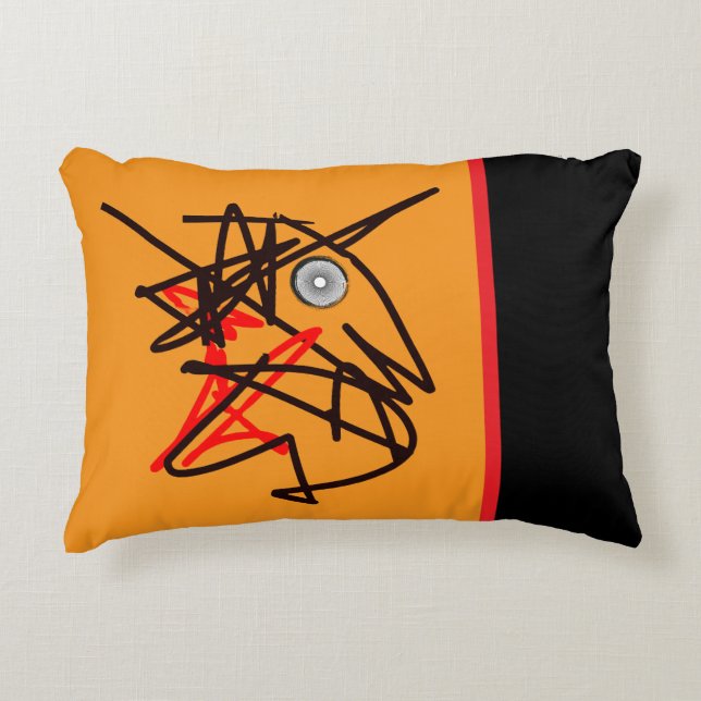 COUSSINS DÉCORATIFS COUPE OISEAU JETTE OISEAU ! (Devant)