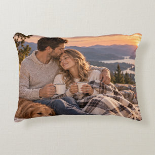 Coussins Décoratifs Couple au coucher de soleil de montagne cosy