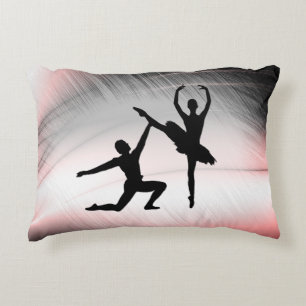 Coussins Décoratifs Couple de ballet danse accent rose