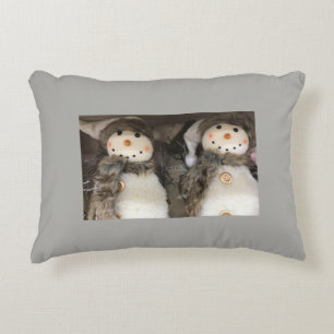 COUSSINS DÉCORATIFS **COUPLE DE NEIGE** NOËL