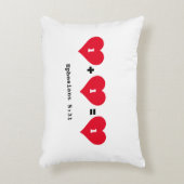 Coussins Décoratifs Couples 1 PLUS 1 ÉGALE 1 Chrétien (Devant(Vertical))