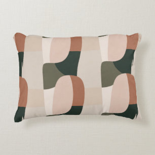 Coussins Décoratifs Courbes Abstraites Neutres Style Organique Moderne