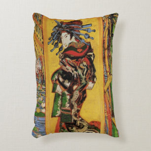 Coussins Décoratifs Courtisane japonaise Oiran par Vincent van Gogh