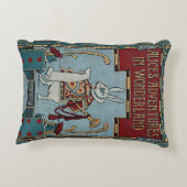 Coussins Décoratifs Couverture Rustique de livre Cushion Alice au pays (Dos)