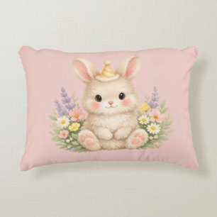 Coussins Décoratifs Création de fleur sauvage de lapin duveteux pour u