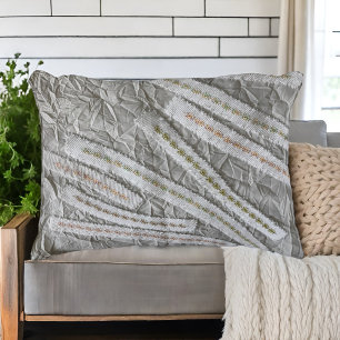 Coussins Décoratifs Crème beige minimaliste simple rayures fleurs sauv