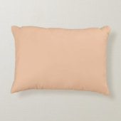 Coussins Décoratifs Crème d'Abricot Uni (Dos)