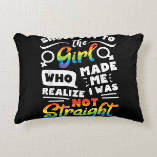 Coussins Décoratifs Cri à la fille Fierté lesbienne LGBT T Shirt G