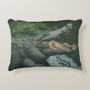 Coussins Décoratifs Crocodiles Reptiles, Vie Marine Animale Vintage