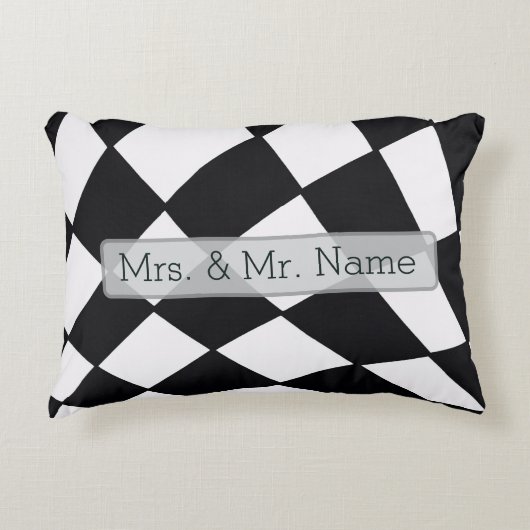 Coussins Décoratifs Curved Grid | Modern (Devant)