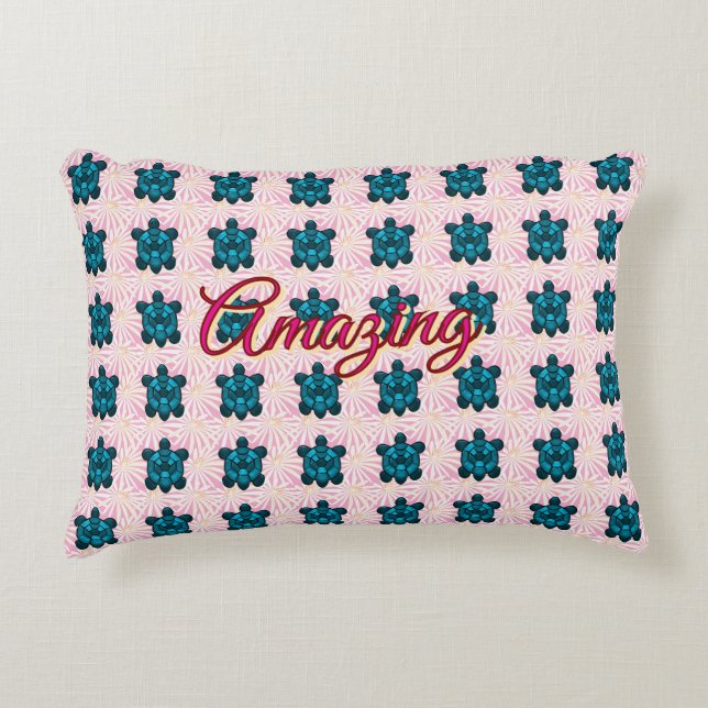 Coussins Décoratifs Custom turtle pattern Sherpa Blanket (Devant)