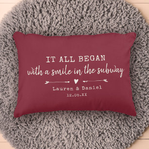 Coussins Décoratifs Custom Where It All Began Red Chic Valentine's Day