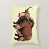 Coussins Décoratifs Cute & adorable brown Yak (Devant(Vertical))