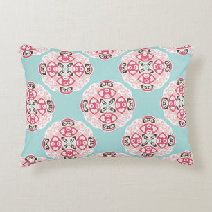 Coussins Décoratifs Cute Blue Seamless abstract tiled pattern Vintage
