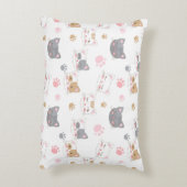 Coussins Décoratifs Cute chat face chats souriants motif (Dos(Vertical))