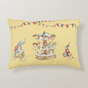 Coussins Décoratifs Cute Children Circus Carnival Animals Pattern