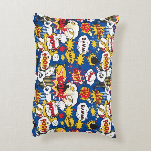 Coussins Décoratifs Cute Comic Pattern  (Dos(Vertical))