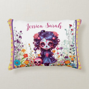 Coussins Décoratifs Cute Gothique Jardin Sugar Crâne