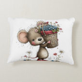 Coussins Décoratifs Cute Little Berry Mouse (Dos)