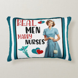 Coussins Décoratifs Cute Pinup_ Véritables Hommes Épouses Épouses
