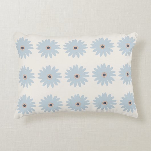 Coussins Décoratifs Daisy bleu clair (Devant)