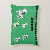 Coussins Décoratifs Dalmatie avec petits Noël (Dos(Vertical))