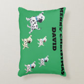 Coussins Décoratifs Dalmatie avec petits Noël (Devant(Vertical))