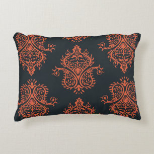 Coussins Décoratifs Damas orientales : motif vintage méditerranéen.