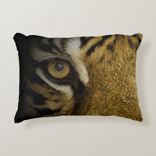 Coussins Décoratifs Dans l'œil d'un tigre (Devant)
