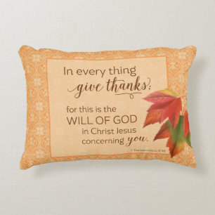 Coussins Décoratifs Dans Toutes Les Choses Donne Merci - 1 Thèmes.5:1