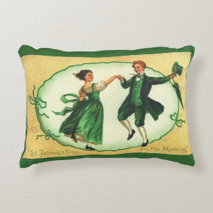 Coussins Décoratifs Danse de la Saint-Patrick Vintage Jour férié Irish