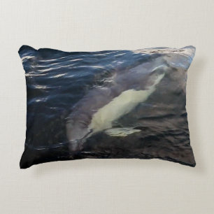 Coussins Décoratifs Dauphin commun personnalisable nageant sous l'eau