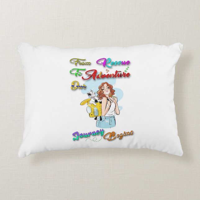 Coussins Décoratifs De Secourt À Aventure Notre Voyage Commence Pistes (Devant)