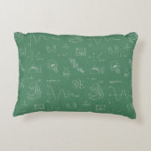 Coussins Décoratifs Décor de pièce de scientifique de motif d'icônes (Dos)