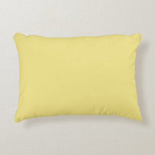 Coussins Décoratifs Décor en pastel de jaune de crème anglaise prêt