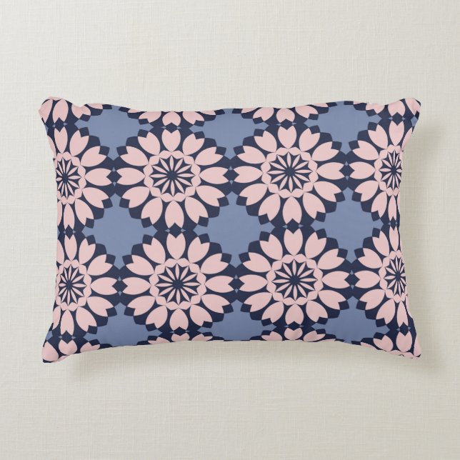 Coussins Décoratifs Decorative seamless pattern of different geometric (Devant)