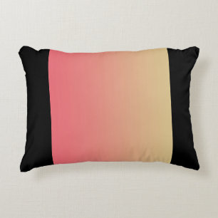 Coussins Décoratifs Dégradé Rose Pastel Jaune
