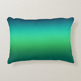 Coussins Décoratifs Dégradé Vert Sarcelle Abstrait Fond Moderne