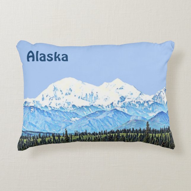 Coussins Décoratifs Denali (Mt. McKinley) (Devant)